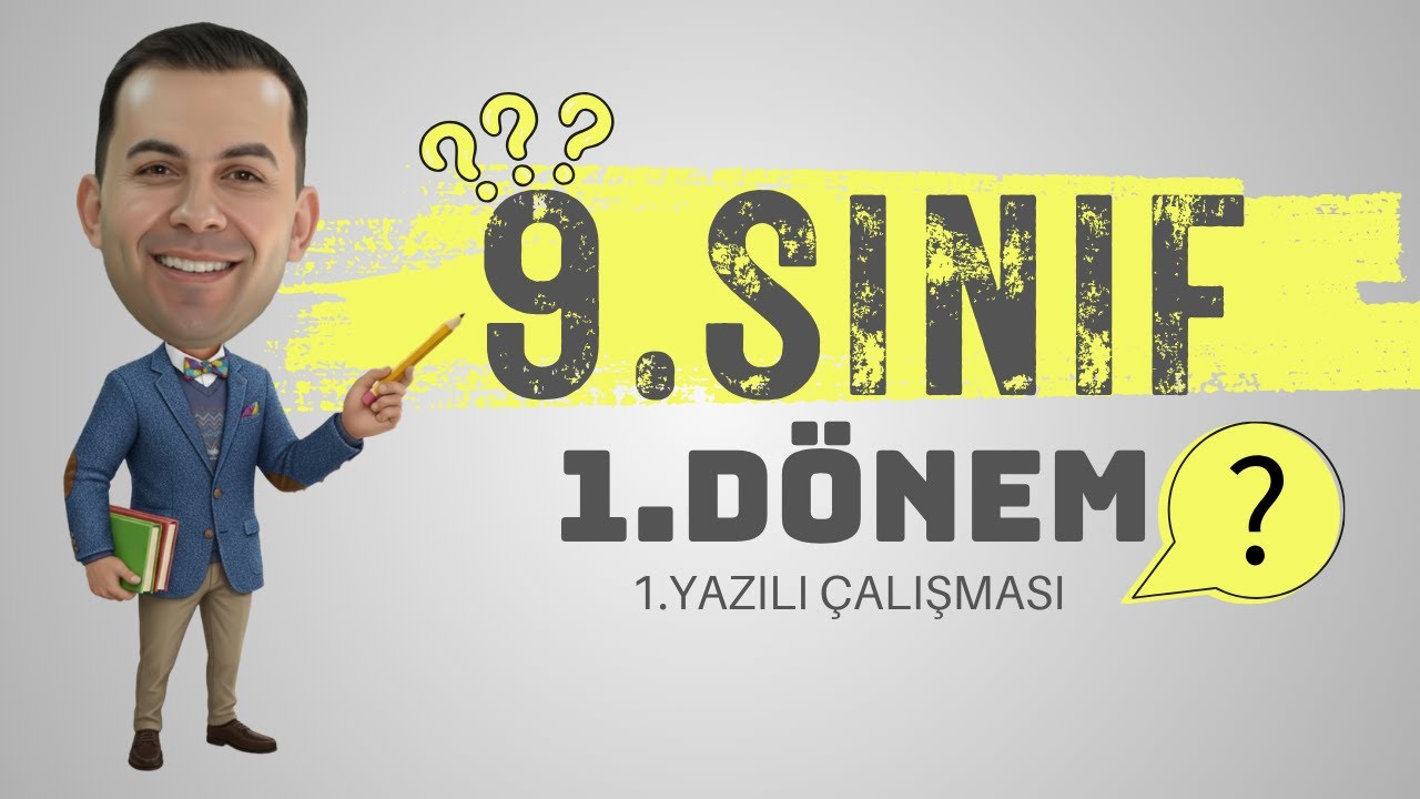 9.SINIF | 1.Dönem - 1.Yazılı | Aker Kartal - Türk Dili ve Edebiyatı