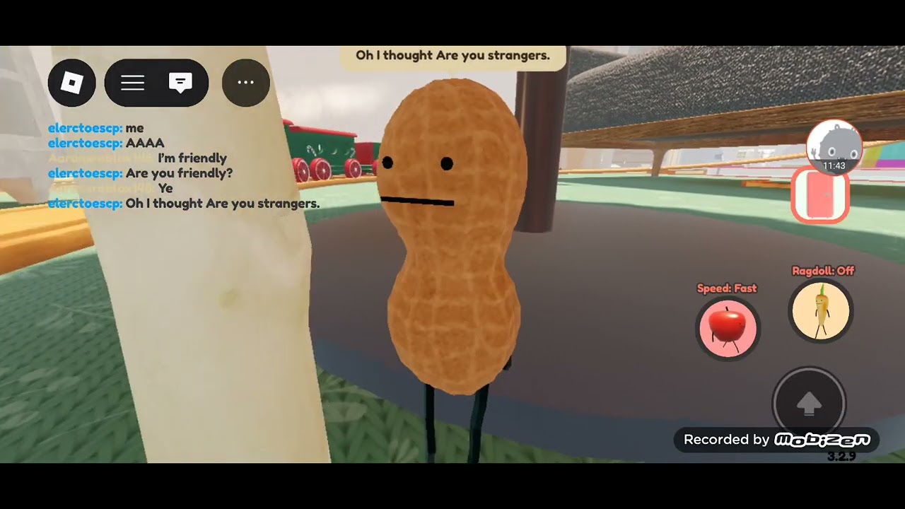 Peanut is scared of strangers part 1