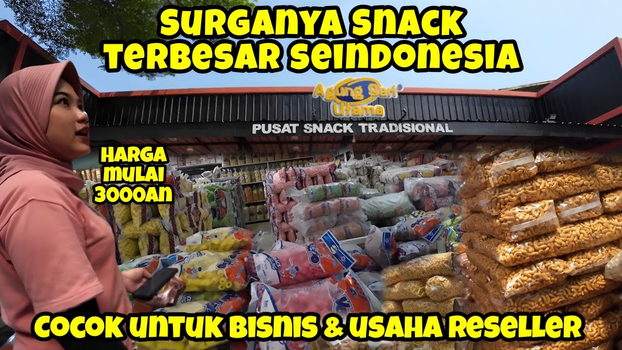 Pusat Grosir Snack Tradisional Termurah Terlengkap Terbesar Seindonesia !! Agung Sari Utama !!