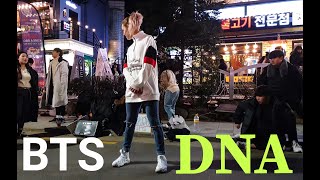 [KPOP IN PUBLIC] cover on BTS - DNA by Alina and 3ROOT [Hongdae street busking•홍대버스킹]