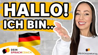 SICH VORSTELLEN AUF DEUTSCH??(Tipps | Tricks | Redemittel | Deutsch im Beruf)