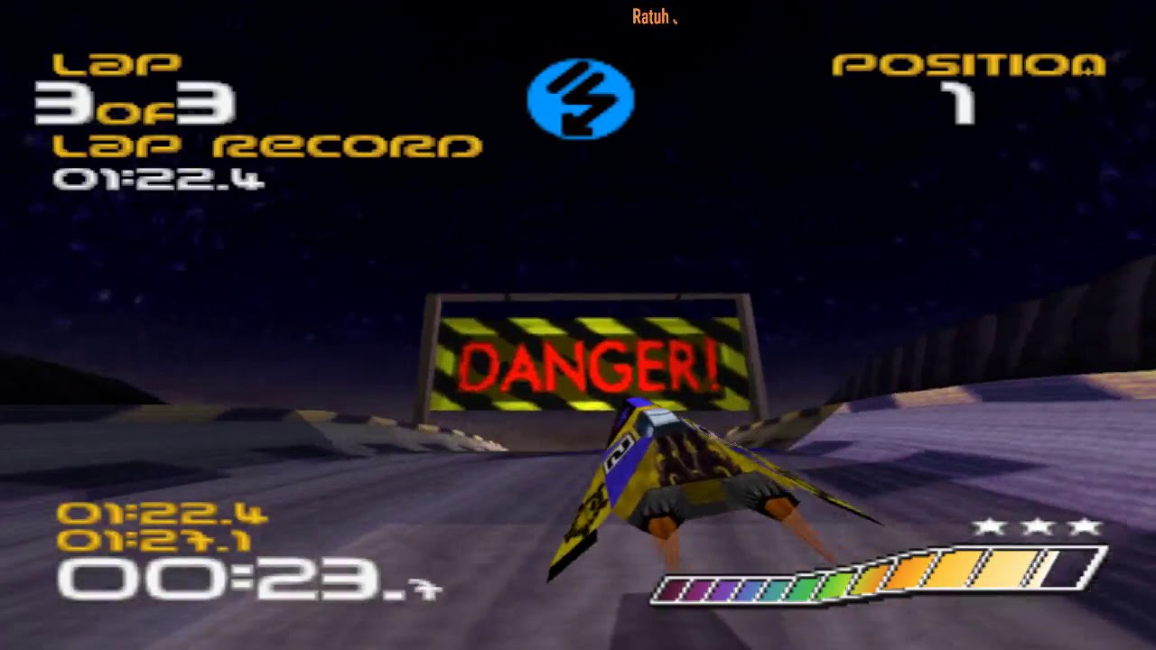 (PSX)Прохождение WipEout(class Venom complete) - Скоростные холодильники!