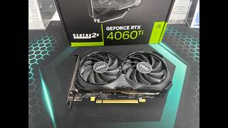 MSI RTX 4060 Ti Ventus 2X Black 16GB OC Review - FurMark Stress Test 7021 Pts, 75°C, 2610MHz Boost