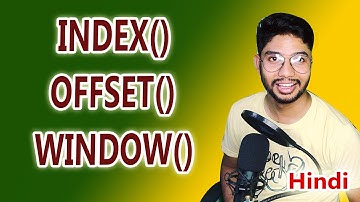 Become a Pro at OFFSET, INDEX, and WINDOW Functions in DAX | Hindi Tutorial