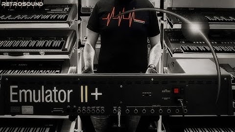 E-mu Emulator II Vintage Sampling Synthesizer  (1984) space movie style