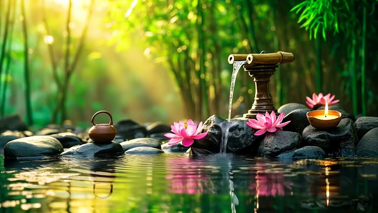 Relaxing Peaceful Fountain Sounds for Deep Sleep and Mental Relaxation