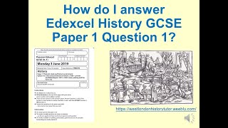 How to answer Edexcel GCSE History Paper 1 Question 1