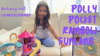 Polly Pocket Rainbow Funland Unboxing With
