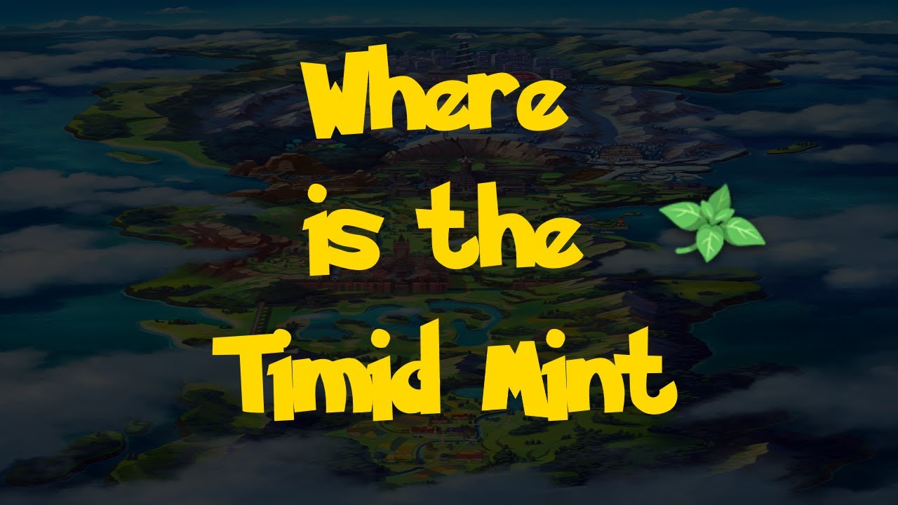 Where Is The Timid Mint (Pokemon Sword & Shield) YouTube