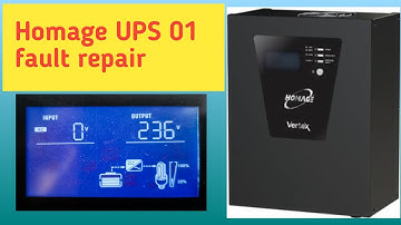 Homage ups 01 fault repair how to repair 01 fault Homage vertex