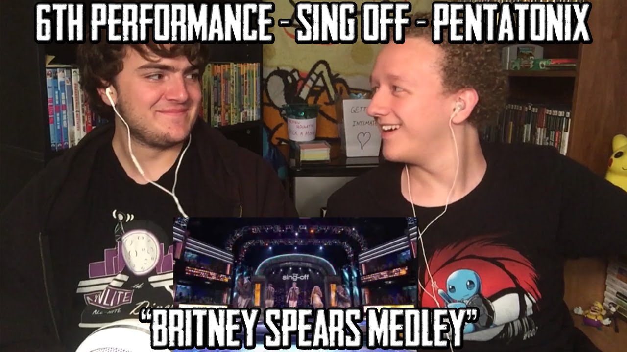 6th Performance - Sing Off - "Britney Spears Medley" - Pentatonix | REACTION (ft. Alec Helm) auf YouTube ansehen 6th Performance - Sing Off - "Britney Spears Medley" - Pentatonix | REACTION (ft. Alec Helm) auf YouTube ansehen