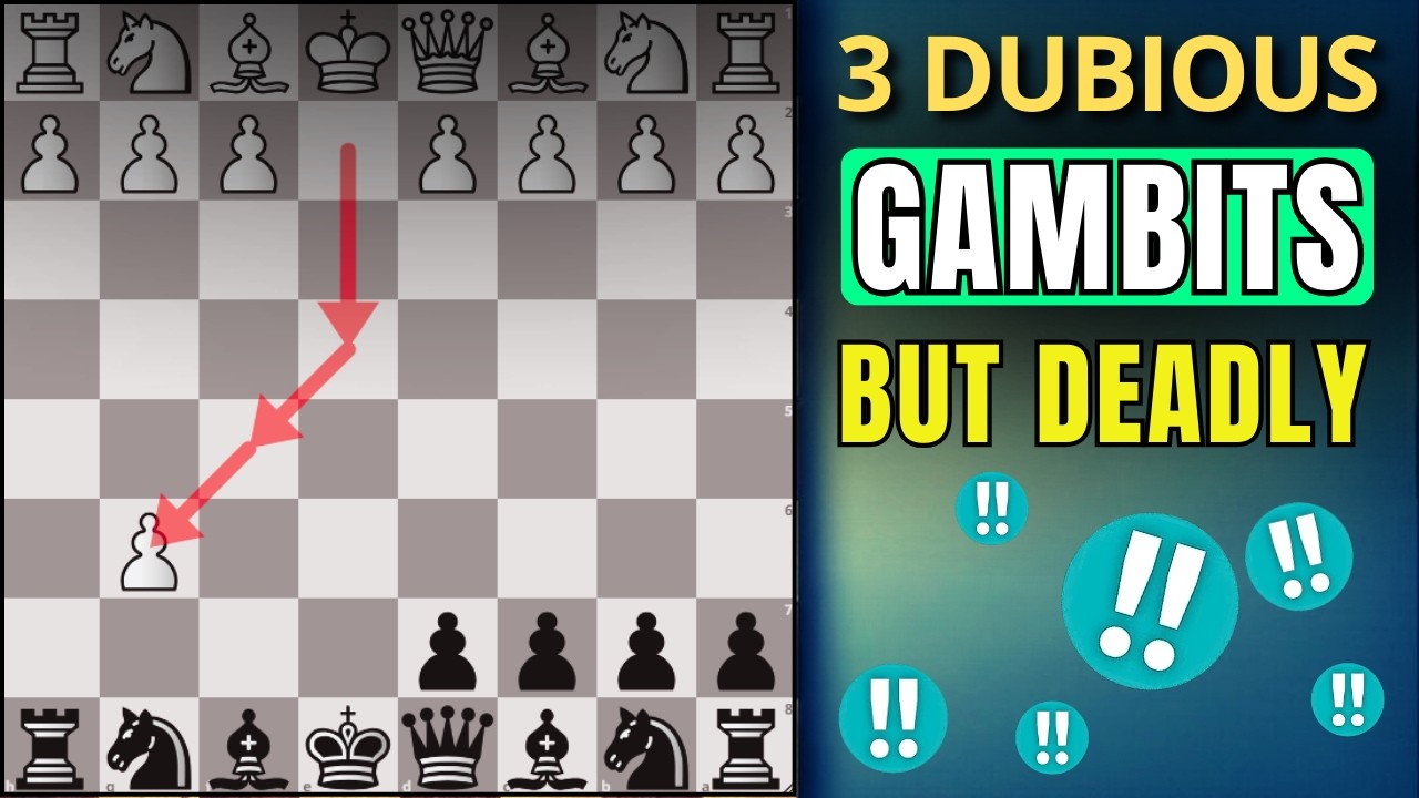 3 Dubious Gambits That Win Fast (And Crush Everyone!) - YouTube