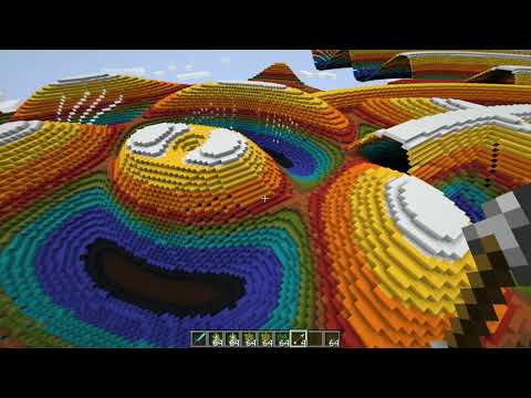 Function values visualization in Minecraft