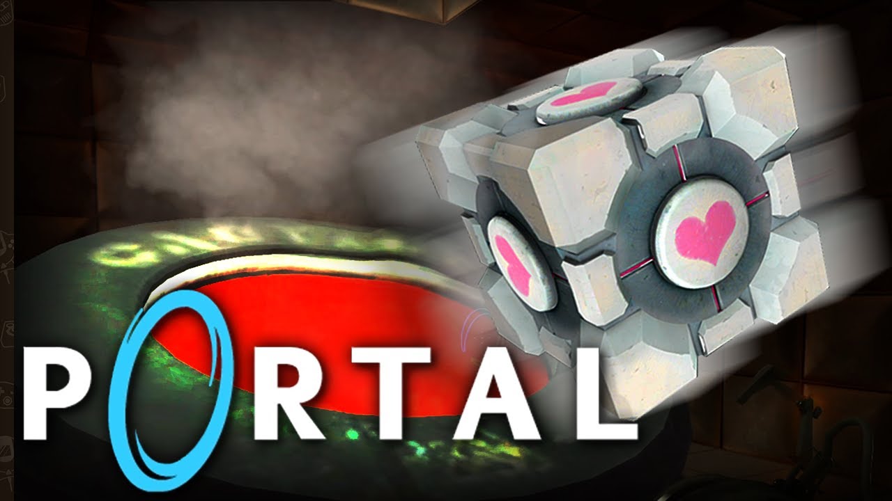 Two Blockheads & a Companion Cube Portal YouTube