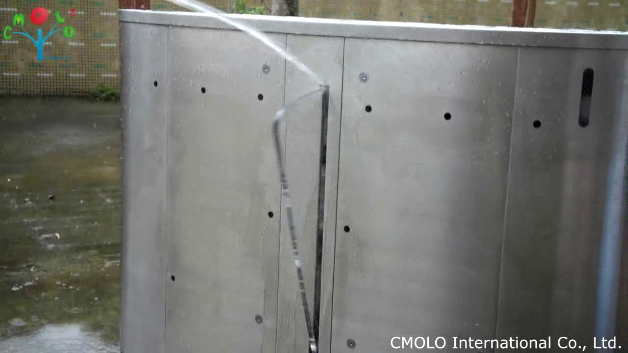 CMOLO Outdoor Turnstile CPW 331TBS Waterproof Testing
