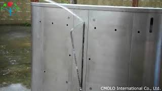 Cmolo Outdoor Turnstile Cpw 331Tbs Waterproof Testing