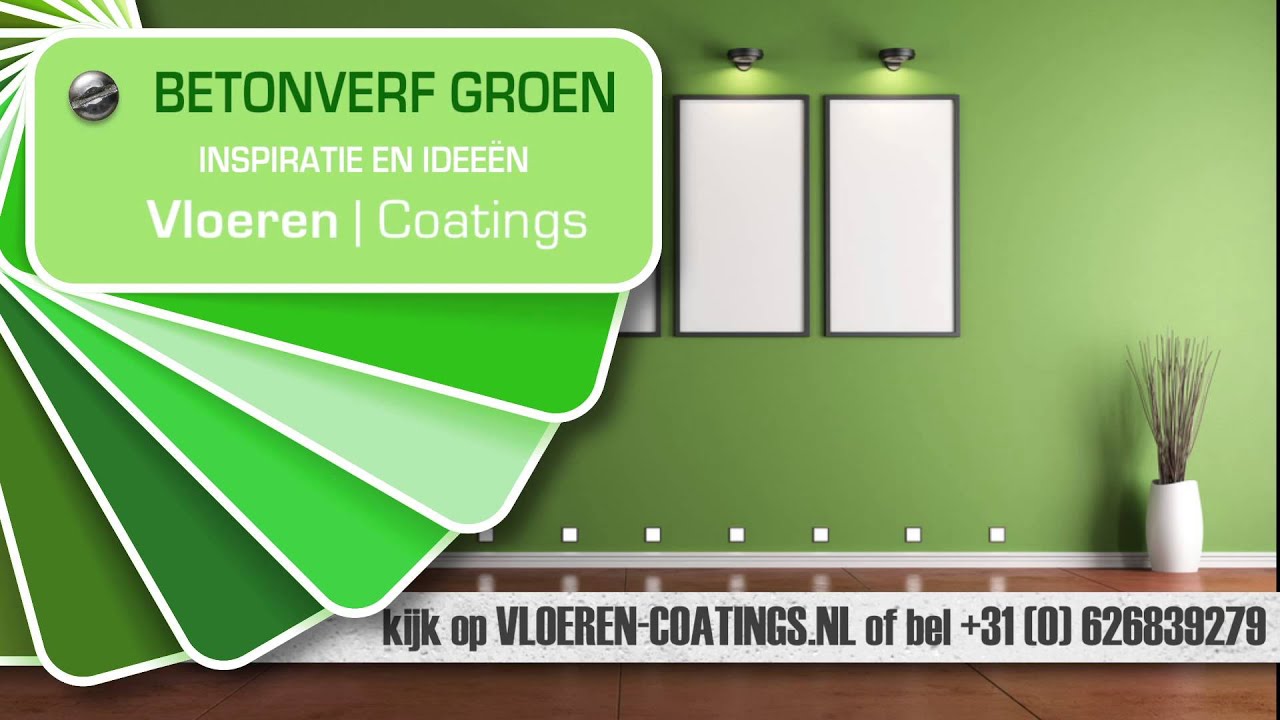 in groen -