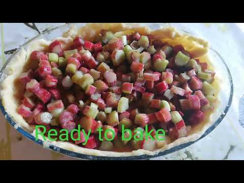 Видео: Rhubarb Pie нь хийсвэр боов (үүнд бэлэн): жор + зураг, видео