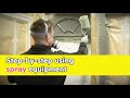 How to paint a UPVC door using spray equipment