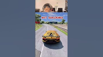 Not Subscribed People 😥😥 Beamng  #shorts