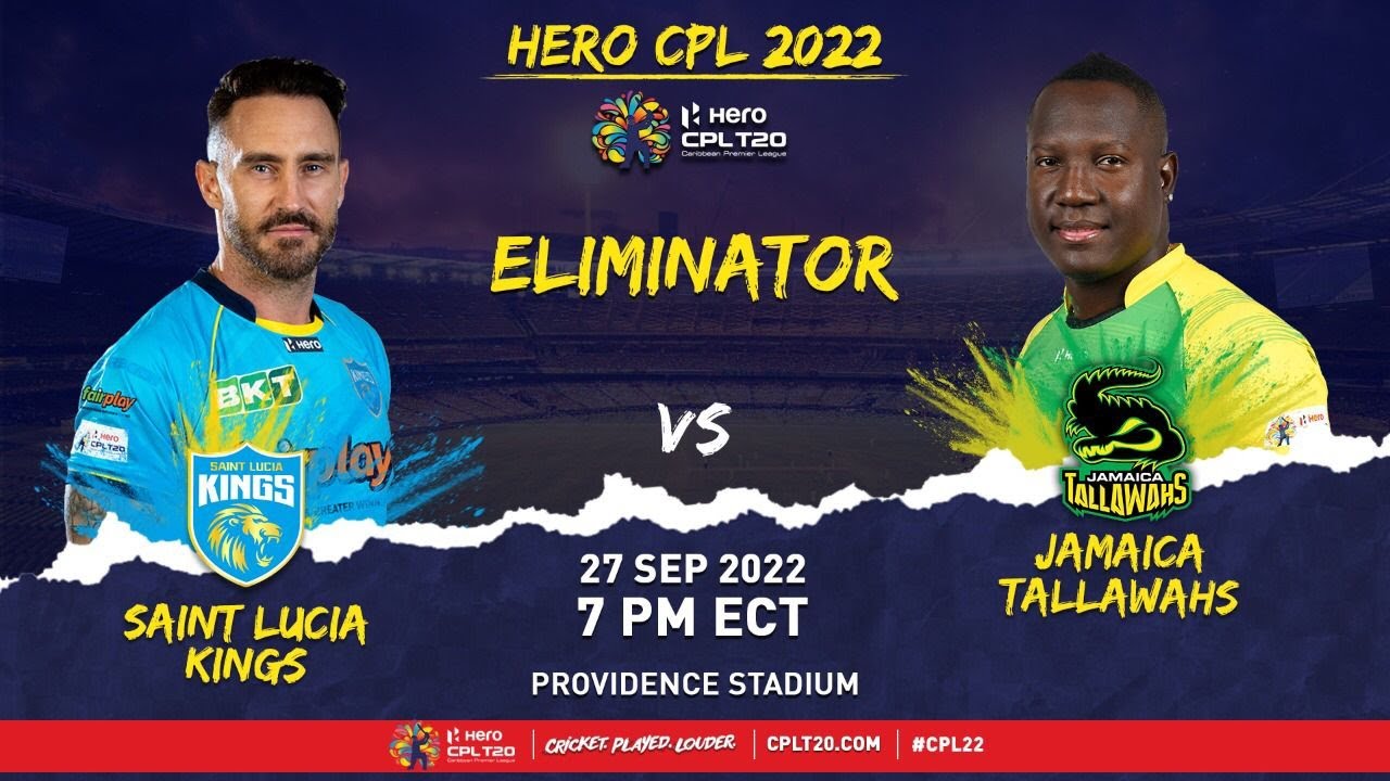 LIVE St Lucia Kings vs Jamaica Tallawahs CPL 2022