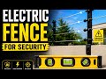 Electric fence installation | Home security system #homesecurity #electrician #electricfence #viral