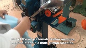 automatic snap button fastening machine for all clothes