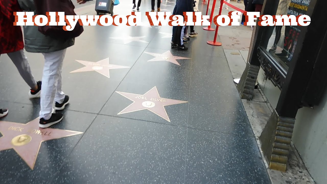 Hollywood Walk Of Fame during the day - YouTube