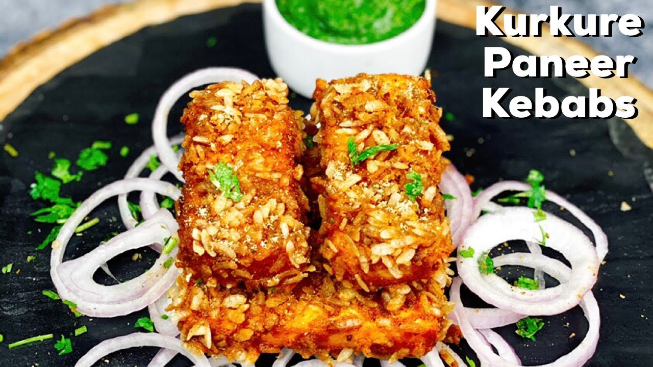 Kurkure Paneer Kebabs | Crispy Paneer Kebabs | Party Starter Recipe | Flavourful Food By Priya