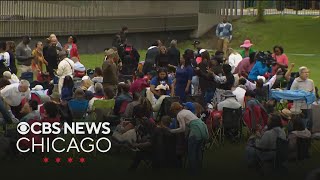 Thousands gather for watch party for Obama Presidential Center opening ceremony