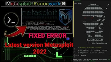 How Install Latest Version  Metasploit Without Error 2022// Details And  Practical Video !!