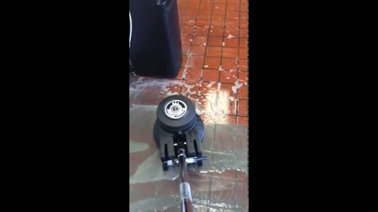 Floor Care: Scrubbing Tile & Grout