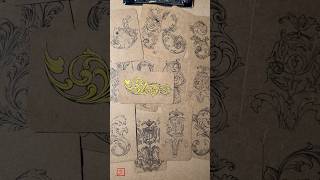 Learning Hand Engraving Part 0 | Not actually engraving | Just drawing #art #scrollwork #drawing