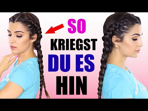 Double Dutch Braid Tutorial Kardashian Boxer Flechtfrisur Fur Mittel Lange Haare Kindofrosy Youtube