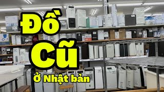 ngày 24 tháng 5, 2024 bên trong siêu thị đồ cũ ở Nhật bản- loa đẹp - đồ gia dụng- kính- túi xách