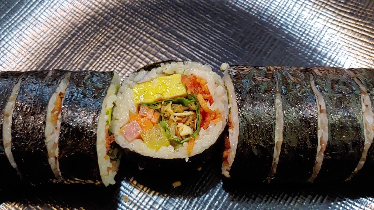 🌱My pick//"witch kimbap" Seoulcrunch anchovy gimbap👍[청담] 마녀김밥 멸치김밥