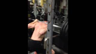Turtle back 315 pin squats
