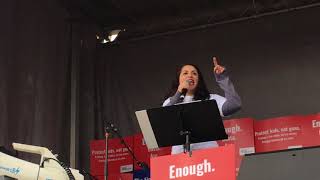 March for Our Lives Boston: Rockland teacher argues guns should stay out of classrooms