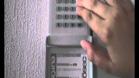 Intruder alarm built in panic button