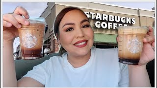 NEW Starbucks Iced Shaken Espresso *Brown Sugar Oatmilk & Chocolate Almond milk*
