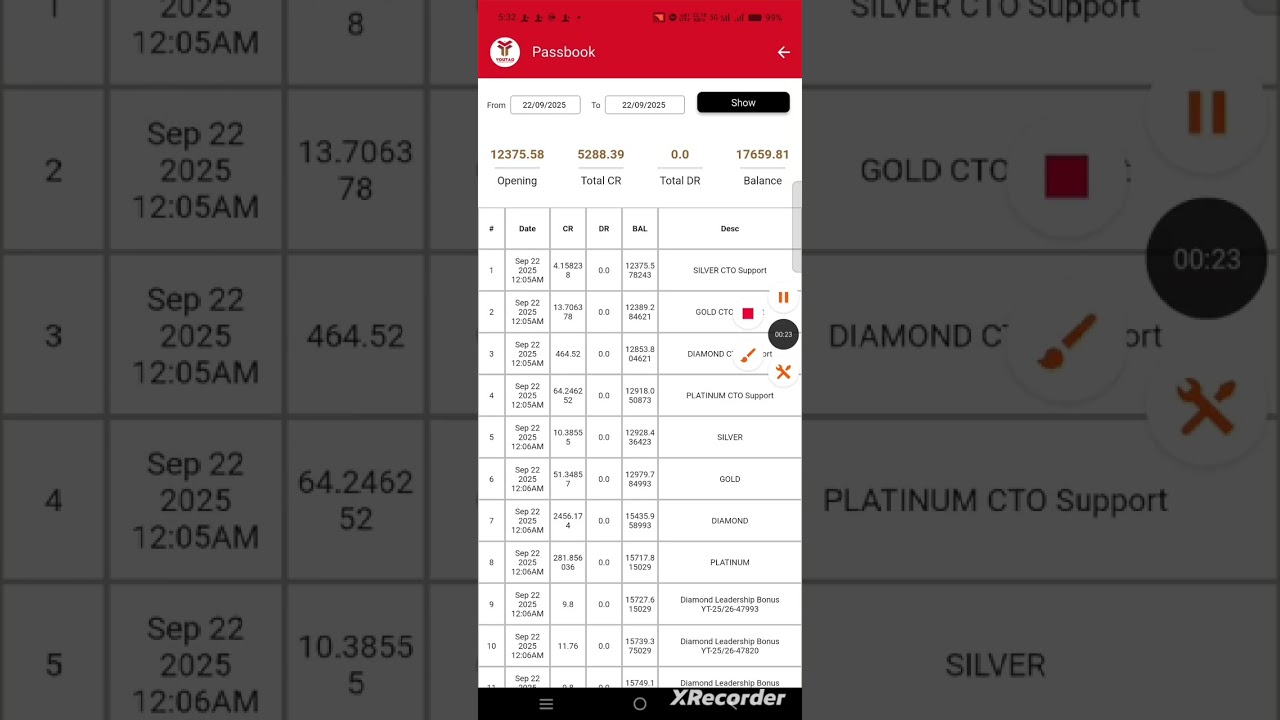 22 September good morning income 5000+₹