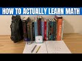 How To Self-Study Math