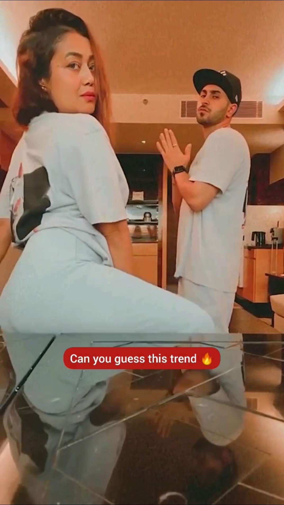 #nehakakkar #rohanpreetsingh nailing this trend, can you guess it ? #filmykalakar