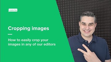 Cropping images using MailerLite