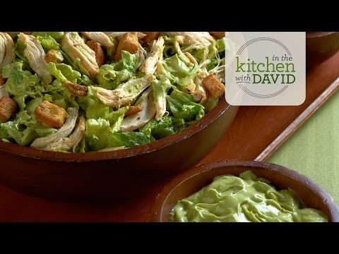 How To Make Chicken Caesar Salad with Avocado Dressing