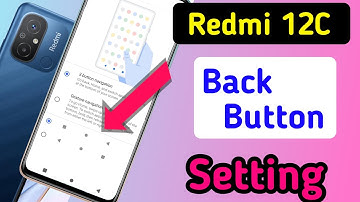 Redmi 12c back button setting/Redmi 12c back button change/Redmi 12c navigation gesture setting