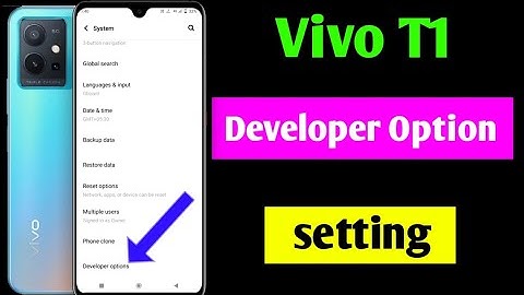 Vivo t1 developer option setting | vivo t1 5g me developer setting on kaise kare | vivo t1 mobile