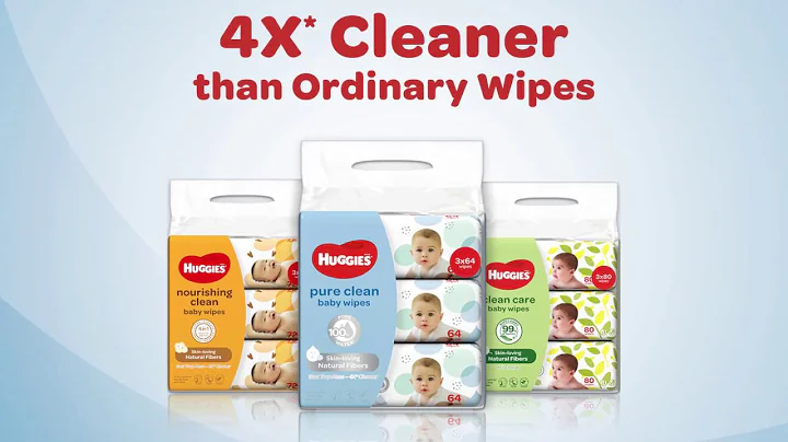Huggies® Baby Wipes – More absorbent than Ordinary Wipes