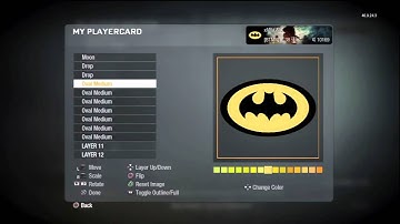 Black Ops Emblems: Part 2 (Batman Logo)