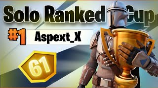 Tried to Win the Solo Ranked Cup 😳